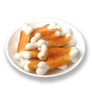 จีน OEM ไก่ที่ผูกปมกระดูกนุ่มขนมสัตว์เ<span class=keywords><strong>ล</strong></span>ี้ยงอาหารสุนัข - Product Image 5