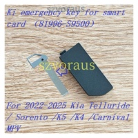 Llave de Emergencia de Alta Calidad para Tarjeta Inteligente Kia 81996-S9500 para Kia Telluride / Sorento / K5 / K4 / Carnival MPV 2022-2025