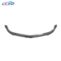 ABS Carbon Look AMG Style Car Bumper Spoiler Chin Lip Splitter pour Mercedes Benz Classe C W204 S204 LCI C204 C200 2011-2015