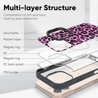 Coque de téléphone magnétique en acrylique avec double panneau détachable, impression UV, protection 3in1 personnalisée pour IPhone16 16 Pro Max 17