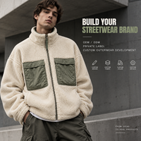 Fabricant de vestes en sherpa streetwear personnalisées |   Vêtements d'extérieur en polaire de qualité supérieure, fabrication OEM, ODM, marque privée