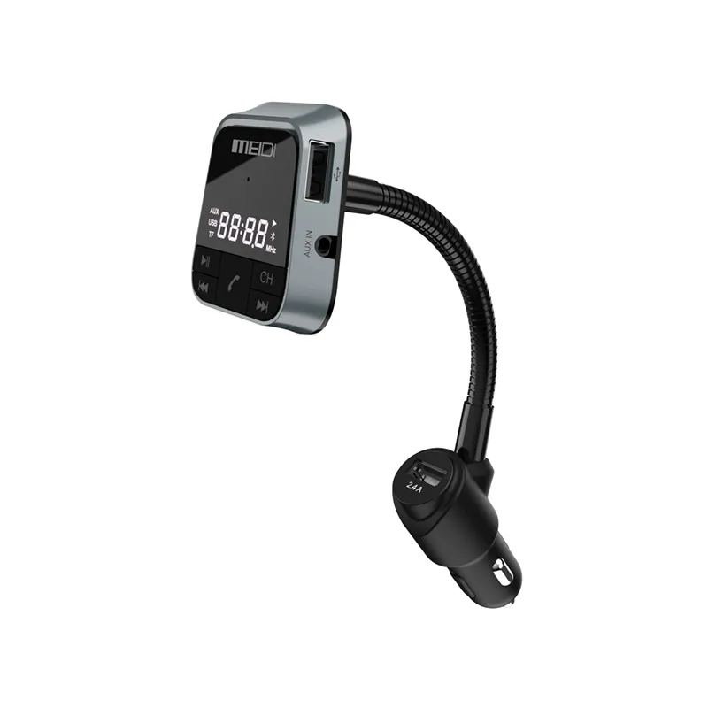 USB הכפול מטען לרכב Bluetooth 5.0 דיבורית MP3 נגן Bluetooth משדר FM לרכב מקורי 12 חודשים 55*70*170mm 80g