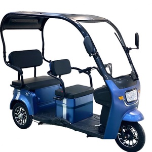 Tricycle électrique 60V 20Ah en acier au carbone, scooter à 3 roues, puissance 800W, carrosserie ouverte pour passagers - Vente chaude - Product Image 1