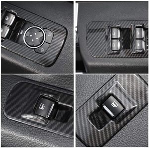 Garnitures d'interrupteurs de lève-vitres en fibre de carbone imprimée pour F150 2015-2020, accessoires de décoration intérieure - Product Image 2