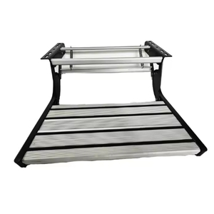 Équipements de voyage de luxe Alliage d'aluminium solide Manuel pliant Double étapes pour camping-car <span class=keywords><strong>Semi</strong></span>-remorque Campeurs - Product Image 3