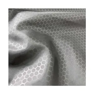 Embossed dobby fabric 210t 100% polyester taffeta fabric for lining