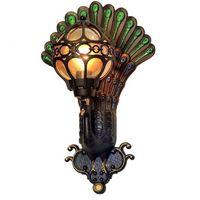 Pha Lê Năng Lượng Mặt Trời Sensor Rotating Chiếu Sáng Trang Trí Nội Thất Peacock Truyền Thống Led Ngoài Trời Rose Gold Đèn Tường