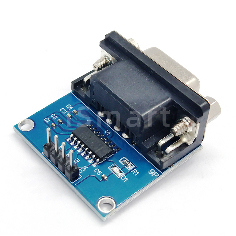 Módulo convertidor de puerto serie MAX3232 RS232 a TTL, conector DB9 MAX232