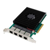 Kartu Jaringan LAN Server Internal PCIe 4.0 AQC113 Empat Port NAS 10Gbps Tersedia
