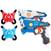 Jeu de combat léger d'intérieur multijoueur Offre Spéciale, jouets électriques pour garçon avec gilet infrarouge, étiquette Laser, jouet pistolet