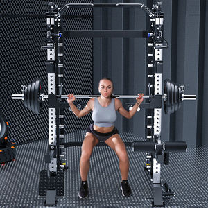 Equipo de Gimnasio Multifuncional Smith Squat, Jaula de Entrenamiento, Máquina de <span class=keywords><strong>Fitness</strong></span> y Musculación con Cable Cruzado - Product Image 1