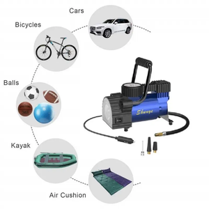 חם מכירה dc12v 150psi 30l/min מדחס אוויר צילינדר יחיד עם צג לחץ צמיג עבור אופני רכב & אופנוע - Product Image 5