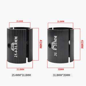 Đệm chuyển đổi tay lái xe đạp hợp kim nhôm, kẹp tay lái xe đạp, miếng đệm chuyển đổi kích thước 25.4 đến 31.8 đến 35mm - Product Image 3