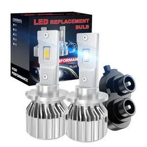 LANSEKO D4S Xenon D2S D1S D3S LED far lambaları 45W Xenon 6000K beyaz tak ve Xenon HID balast CANBUS hata ücretsiz ile oyna