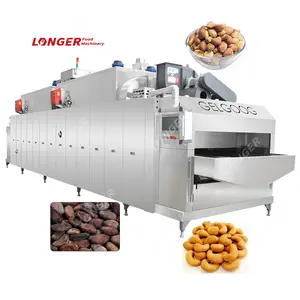 LFM Ligne de torréfaction de noix de cajou, fèves de cacao, cacahuètes, noisettes Ligne de production de torréfaction d'arachides