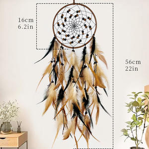 <span class=keywords><strong>Attrape</strong></span>-rêves bohème en gros, pendentif artisanal fait à la main pour la décoration de la maison, des fêtes et de Noël - Product Image 5