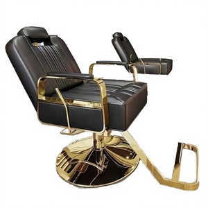 Sillón de Peluquería Multifuncional de Cuero Duradero de Alta Calidad con Función de Masaje Hidráulico - Product Image 4