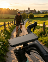 Support de téléphone pour vélo Gaciron H07G, compatible avec le compteur de vélo Garmin, rotation à 360°, support pour appareil de vélo VTT RB
