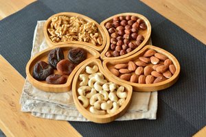 Di Puzzle Multifunzionale Noci, Antipasto, Snack e Colazione Vassoio di Bambù Piatto - Product Image 3