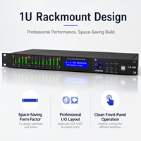 LB408 Construction métallique Connectivité XLR pour son surround, chant et karaoké Processeur audio DSP professionnel