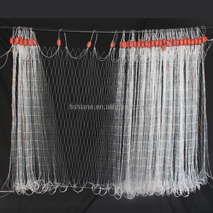 Commercial 0.5mm 50m longueur filet de pêche filet maillant pêche PVC flotteur plomb plomb océanie attraper gros poissons - Product Image 2