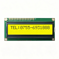 وحدة عرض LCD1602A 5V IIC/I2C، شاشة زرقاء / شاشة خضراء صفراء، وحدة عرض LCM 16×2 مع إضاءة خلفية