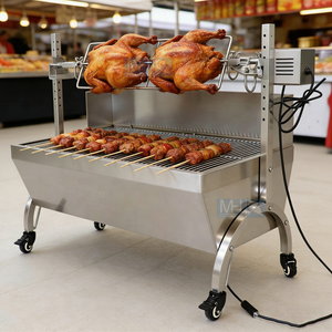 <span class=keywords><strong>Barbecue</strong></span> électrique automatique commercial, machine à rôtir, <span class=keywords><strong>barbecue</strong></span> au charbon de bois d'extérieur, <span class=keywords><strong>barbecue</strong></span> - Product Image 1