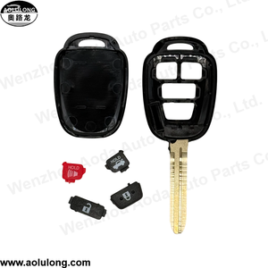 Yüksek kalite uzaktan araba anahtarı kabuk Toyota Yaris RAV4 için 2 düğmeler araç tuşları kabuk oto anahtar - Product Image 3