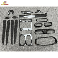 Kit de revêtements intérieurs en carbone forgé à sec (17 pièces) pour Lambo URUS 2018-2019, garnitures intérieures, pièces automobiles