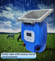 Électrificateur de clôture électrique Tianwang TW-P9 alimenté par panneau solaire, ultra-résistant, étanche, sortie 10KV, portée 10KM, batterie lithium intégrée, IP65