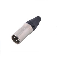 NEUTRIK Nc3mxx-b Tête de connecteur Cannon plaquée noire XLR Nutruk