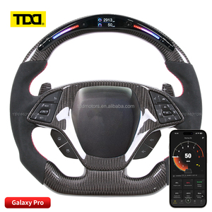 Volante Deportivo de Fibra de Carbono TDD LED para Chevrolet 2013 Caprice Captiva C7 Sedan Cama, Volante Deportivo Personalizado Original - Product Image 4