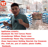 Fournisseur en Chine de poudre de plâtre de Paris ultra résistante, poudre de gypse traditionnelle pour le moulage