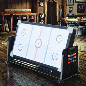Table de hockey sur <span class=keywords><strong>air</strong></span> électrique bleue de haute qualité de 7 pieds pour la salle de jeux à domicile, équipement de sport d'intérieur avec marqueur de score - Product Image 6