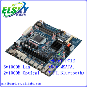 Placa Base Económica con Seis Puertos LAN de 1000M y Dos Puertos Ópticos de 1000M, Compatible con LGA1155 (Opciones I3/I5/I7) con Chipset B75 - Product Image 2