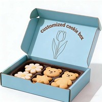 Boîtes à biscuits personnalisées de qualité supérieure, imprimées, écologiques, de qualité alimentaire, pour pâtisseries, desserts et biscuits, avec encre à base de soja