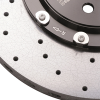 Kit de freinage de course à gros freins 380-440 mm, disque de frein en céramique en fibre de carbone percé, système de freinage modifié adapté à tous les modèles de voitures BMW Audi