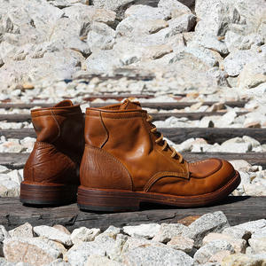 Chaussures plates décontractées et habillées pour hommes en cuir véritable respirant, légères, à enfiler, avec semelle extérieure en caoutchouc antidérapante - Product Image 4