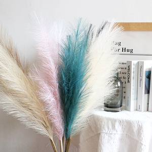 Flor <span class=keywords><strong>de</strong></span> pared <span class=keywords><strong>de</strong></span> hierba <span class=keywords><strong>de</strong></span> Pampa artificial grande para decoración del hogar paquete completo <span class=keywords><strong>de</strong></span> flores realistas para el <span class=keywords><strong>día</strong></span> <span class=keywords><strong>de</strong></span> <span class=keywords><strong>la</strong></span> <span class=keywords><strong>madre</strong></span> - Product Image 1