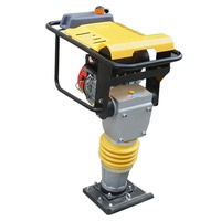 Pilon vibrant à moteur thermique pour la construction, homologué CE EPA, pour le compactage du sol en travaux d'ingénierie