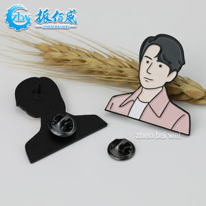 เข็มกลัดตัวการ์ตูนอะนิเมะเข็มกลัดโลหะสังกะสีอัลลอยสั่งทำป้ายดาว <span class=keywords><strong>BTS</strong></span> อุปกรณ์ต่อพ่วงเคลือบนุ่ม - Product Image 5