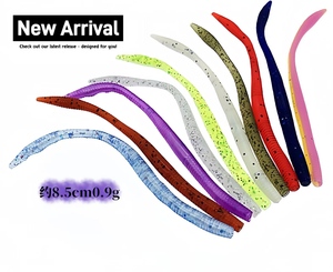 Nouvelle arrivée, leurre de pêche au black-bass Senko Worm de 85 mm, 0,9 g, appât artificiel en PVC souple pour la pêche en eau douce - Product Image 6