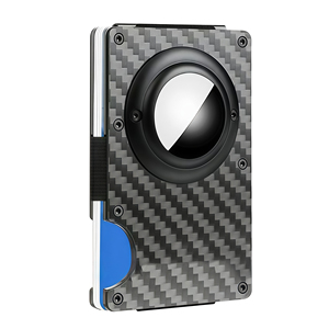 Carbon Fiber RFID Blocking Minimalist Wallet Custom Logo Men - Product Image 1