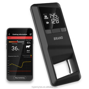 Thermomètre à viande sans fil Bluetooth numérique Tuya portée de 170M avec télécommande rétroéclairée et sonde en acier inoxydable Construction métallique - Product Image 1