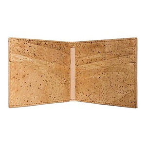 <span class=keywords><strong>Crypto</strong></span>-cartera de cuero de corcho <span class=keywords><strong>Real</strong></span> para hombre, cartera biodegradable de alta calidad - Product Image 5