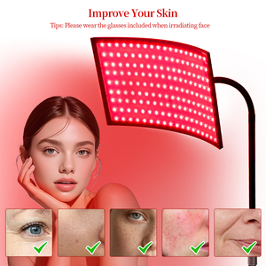 Panel de Terapia de Luz Roja Infrarroja REDSKY 660nm 850nm 21W con Soporte <span class=keywords><strong>para</strong></span> Rostro y Cuerpo, Uso Doméstico - Product Image 6