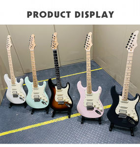 Guitare électrique de qualité supérieure pour débutants, en palissandre et érable, service de vente en gros, instrument à cordes - Product Image 5