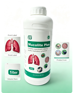 Mucolite Plus Veterinario Espectorante 1L per Polli, Allevia il Muco Respiratorio e Supporta la Respirazione GMP - Product Image 4