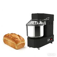 Mixer Adonan Spiral 7/10/15L Komersial untuk Roti, Pizza, dan Kue, Mixer Adonan Spiral Chef untuk Toko Roti