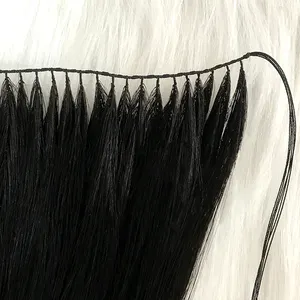 2022 nuovi prodotti all'ingrosso della fabbrica estensioni dei capelli biondi con piume 100% capelli umani punta di cheratina estensione dei capelli umani